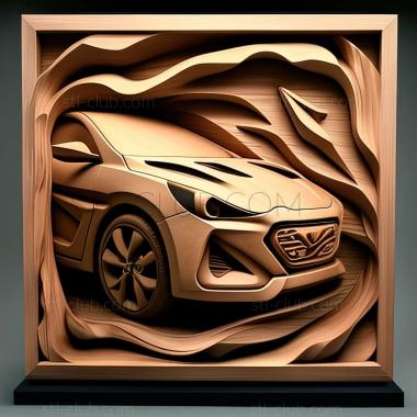 3D модель Hyundai Scoupe (STL)